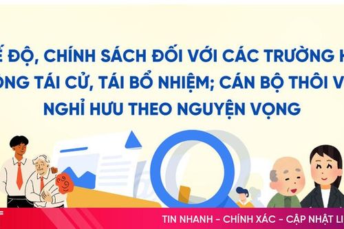 Chế độ, chính sách đối với các trường hợp không tái cử, tái bổ nhiệm theo Nghị định 177