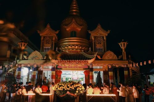 Lễ Magha Puja tại chùa Phước Quang (H.Tuy Phước, Bình Định)
