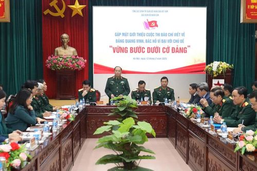 Phát động Cuộc thi báo chí chủ đề 'Vững bước dưới cờ Đảng'