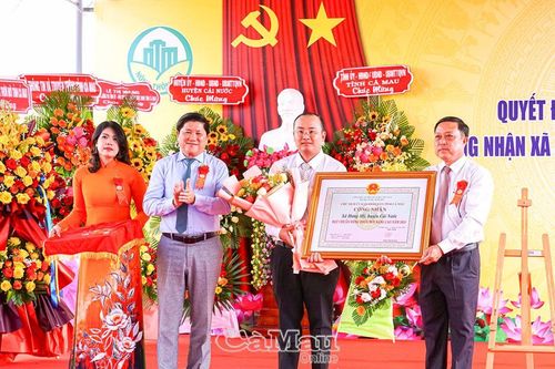 Lễ công nhận xã Hưng Mỹ đạt chuẩn nông thôn mới nâng cao
