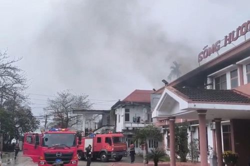 Huế: Cháy tại khách sạn Sông Hương
