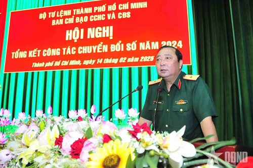 Bộ tư lệnh TP Hồ Chí Minh đẩy mạnh công tác chuyển đổi số