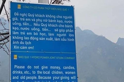 Tấm biển gồm 52 từ bên sông Nho Quế tiết lộ sự thật khó tin