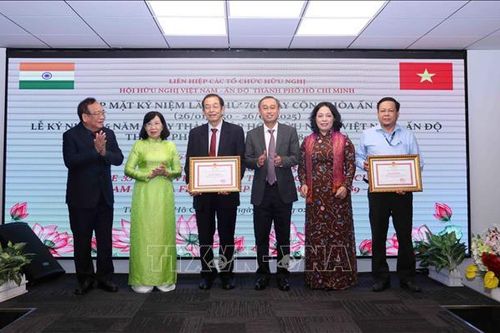 Củng cố mối quan hệ hữu nghị giữa nhân dân Việt Nam và Ấn Độ