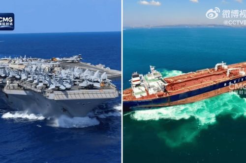 Ngày thảm họa của Hải quân Mỹ: Máy bay rơi, tàu sân bay đâm tàu hàng