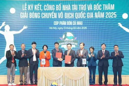 Công bố nhà tài trợ giải bóng chuyền quốc gia 2025