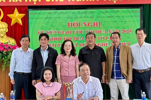 Khối Thi đua các tổ chức Chính trị-Xã hội-Nghề nghiệp tỉnh ký kết Giao ước thi đua