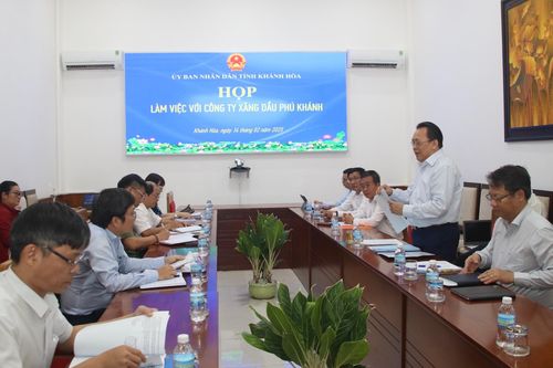 Đẩy nhanh tiến độ dự án Kho cảng xăng dầu Cam Ranh
