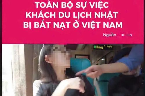 Sự thật clip nữ du khách Nhật Bản 'bị bắt nạt' khi đi tàu du lịch Đà Nẵng-Huế