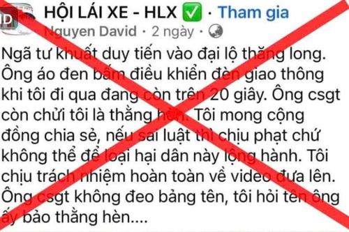Bác tin đồn về người đàn ông áo đen 'tự ý' điều chỉnh đèn giao thông