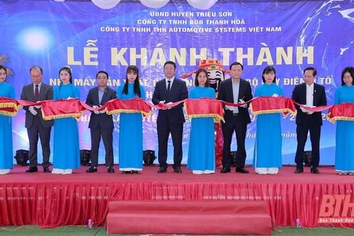 Khánh thành và gắn biển công trình Nhà máy sản xuất, gia công lắp đặt bộ dây điện ô tô