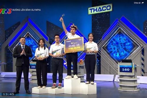 Đường Lên Đỉnh Olympia: Nam sinh Thái Bình giành chiến thắng thuyết phục