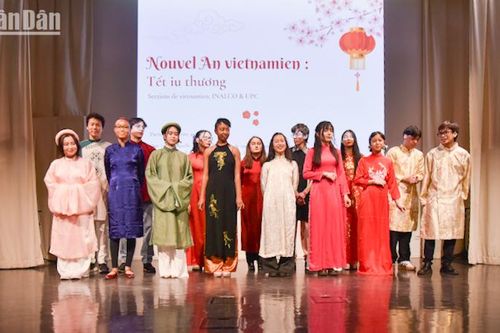 Rộn ràng Tết cổ truyền Ất Tỵ trên giảng đường nước Pháp