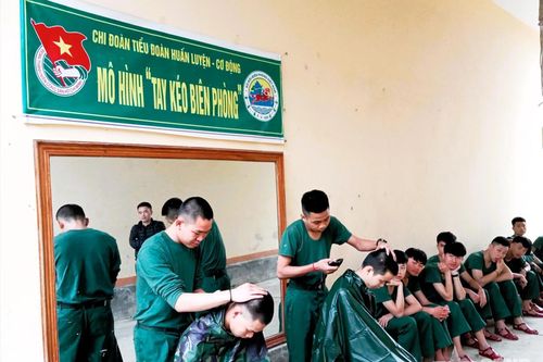 Những ngày đầu trong quân ngũ của chiến sĩ Biên phòng