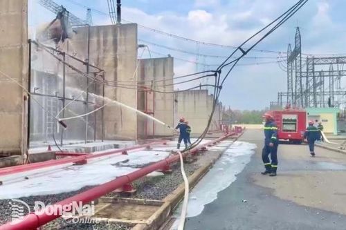 Tổng công ty Truyền tải điện quốc gia thông tin về sự cố cháy tại Trạm biến áp 500kV Long Thành