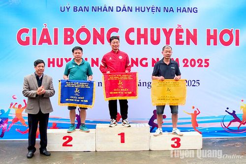 Bế mạc Giải bóng chuyền hơi huyện Na Hang năm 2025