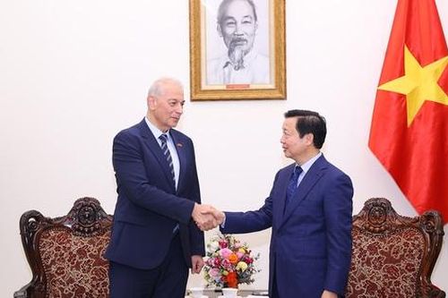 Phó Thủ tướng Trần Hồng Hà tiếp Tổng thầu thi công 'trái tim' sân bay Long Thành