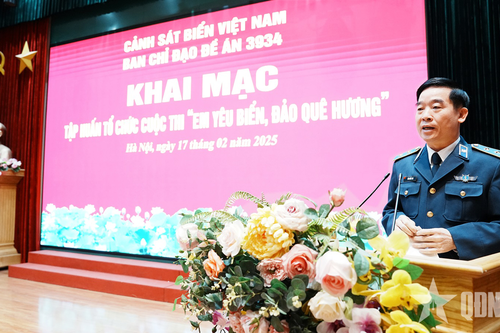 Cảnh sát biển Việt Nam khai mạc tập huấn tổ chức Cuộc thi 'Em yêu biển, đảo quê hương'