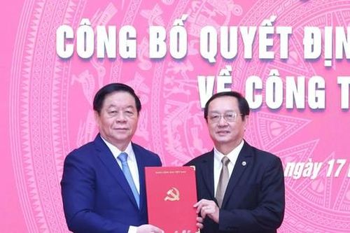 Bộ trưởng Huỳnh Thành Đạt giữ chức Phó trưởng Ban Tuyên giáo và Dân vận Trung ương