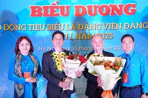 Hai công nhân lao động Dầu khí được biểu dương 'Đảng viên công nhân lao động tiêu biểu toàn quốc năm 2025'