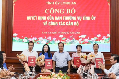 Long An điều động, bổ nhiệm nhiều cán bộ chủ chốt
