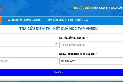Hướng dẫn cách tra cứu điểm chính xác tại Tracuudiem.vip