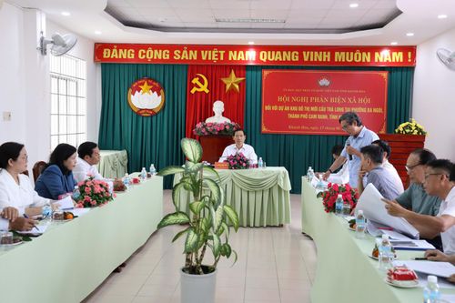 Hội nghị phản biện xã hội đối với dự án Khu đô thị mới Cầu Trà Long, TP. Cam Ranh