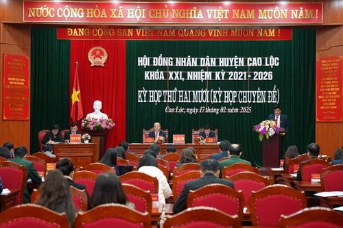 HĐND huyện Cao Lộc họp kỳ chuyên đề xem xét, thông qua một số nội dung quan trọng