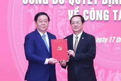 Bộ trưởng Huỳnh Thành Đạt giữ chức Phó trưởng Ban Tuyên giáo và Dân vận Trung ương