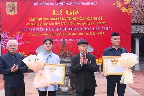 Lễ giỗ vua Lê Dụ Tông và Tết Khuyến học họ Lê Thanh Hóa lần thứ 2