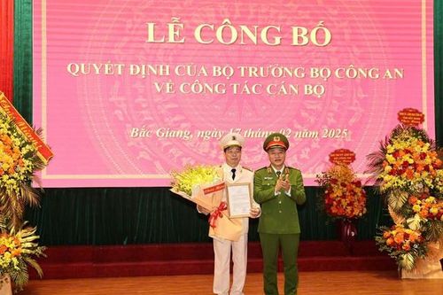 Đại tá Nguyễn Quang Vinh được bổ nhiệm làm Giám đốc Công an tỉnh Bắc Giang