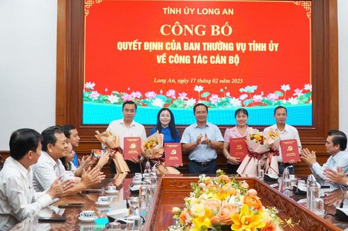 Điều động, bổ nhiệm nhân sự tỉnh Long An