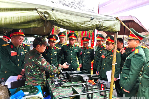 Bộ CHQS tỉnh Hà Giang tổ chức Hội thi công tác chuẩn bị huấn luyện năm 2025