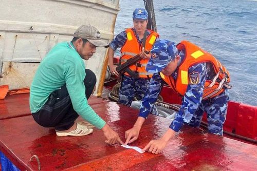 Tạm giữ tàu vận chuyển trái phép 30.000 lít dầu D.O trên vùng biển Tây Nam