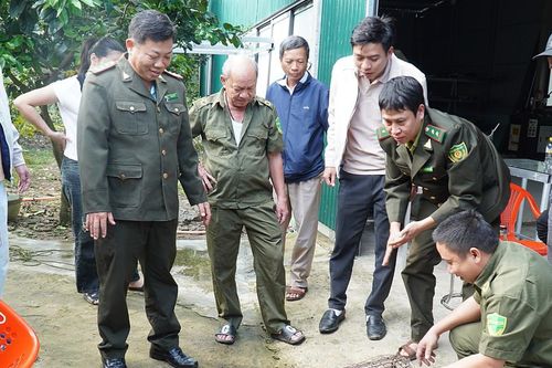 Đã bắt được khỉ quý hiếm thường xuyên quậy phá nhà dân