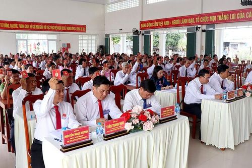 Đại hội đại biểu Đảng bộ thị trấn Đa Phước diễn ra phiên trù bị