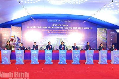 Lễ khởi công Dự án đầu tư xây dựng và kinh doanh hạ tầng Cụm công nghiệp Khánh Lợi