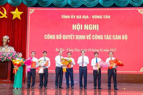 Bà Rịa – Vũng Tàu: Kiện toàn nhiều vị trí cán bộ quan trọng