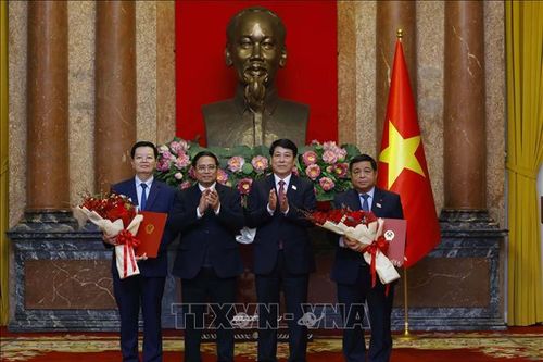 Chủ tịch nước trao quyết định bổ nhiệm các Phó Thủ tướng và Bộ trưởng nhiệm kỳ 2021 - 2026
