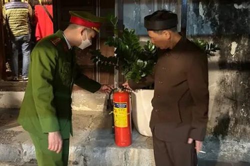 Quận Thanh Xuân phòng cháy tại cơ sở tín ngưỡng