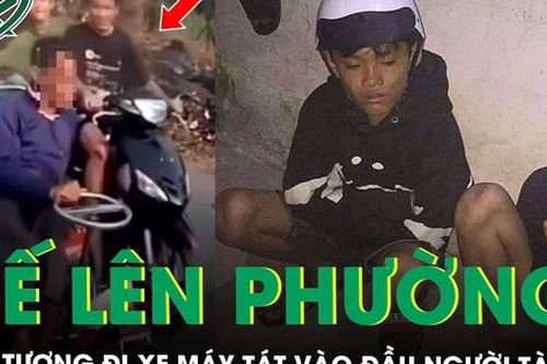 Nóng: Triệu tập 2 đối tượng đi xe máy tát vào đầu người đàn ông tàn tật đi xe lăn