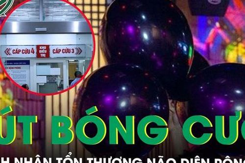 Hút bóng cười, 3 bệnh nhân nguy kịch, tổn thương não diện rộng