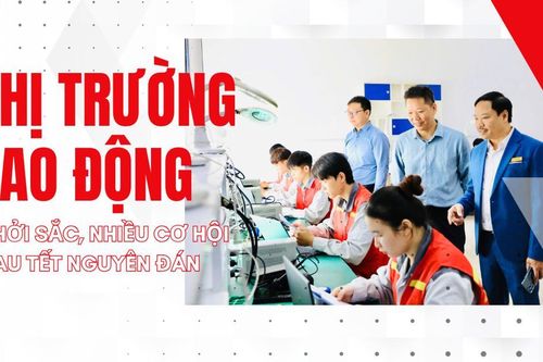 Thị trường lao động khởi sắc sau Tết Nguyên đán 2025