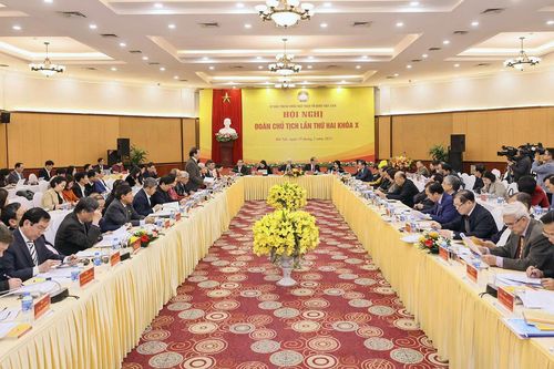 Khai mạc Hội nghị Đoàn Chủ tịch Ủy ban Trung ương Mặt trận Tổ quốc Việt Nam lần thứ hai khóa X