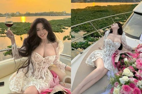 Hot girl Sài Thành khoe dáng nuột trên du thuyền khiến fan mê mẩn