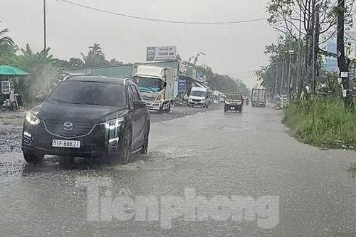 Cần Thơ bất ngờ có 'mưa vàng' giải nhiệt giữa mùa khô hạn