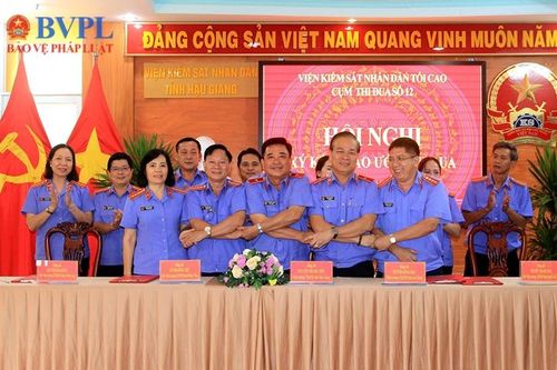 Cụm thi đua số 12 ngành Kiểm sát nhân dân ký kết giao ước thi đua năm 2025