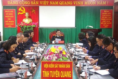 VKSND tỉnh Tuyên Quang kiểm tra việc triển khai công tác năm 2025