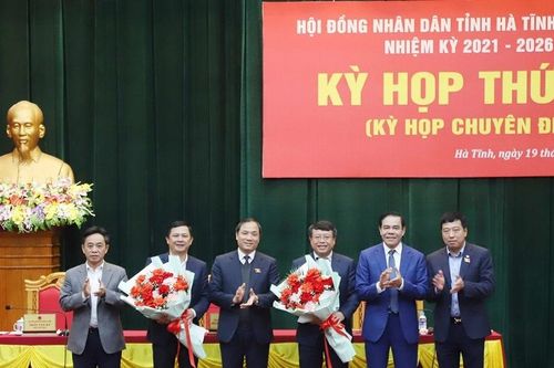 Hà Tĩnh: Bí thư Thành ủy Hà Tĩnh được bầu giữ chức Phó Chủ tịch UBND tỉnh