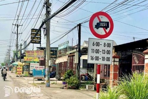 Điều chỉnh giờ cấm tải trên đường Lý Thái Tổ qua huyện Nhơn Trạch và đường Phạm Văn Đồng qua huyện Long Thành